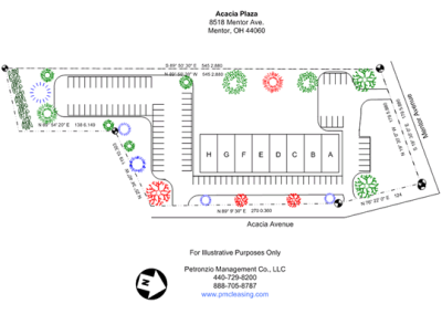 Acacia Plaza - site plan