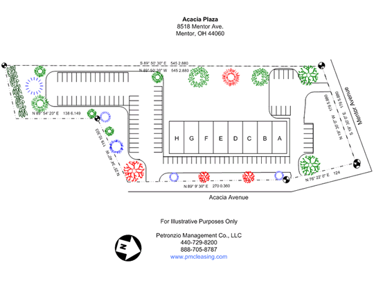Acacia Plaza - site plan