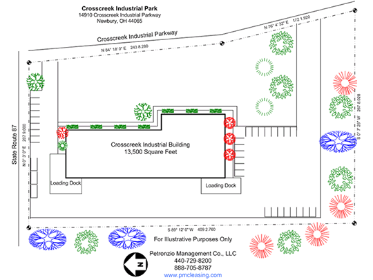 Crosscreek Industrial - site plan